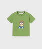 1003 Baby Boys Sustainable Cotton TShirt - Kale Lion