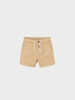  1227 Toddler Boys Linen Shorts, Tan Biscuit