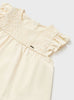 1235 Toddler Girls Sustainable Cotton Guipure Lace TShirt & Shorts Set - Chickpea