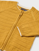 1389 Toddler Boys Sustainable Cotton Zippered Knit Cardigan Sweater - Ochre Yellow