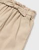 1545 Toddler Girls Sustainable Cotton Soft Denim Jogger Pants - Natural Clay
