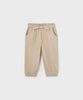 1545 Toddler Girls Sustainable Cotton Soft Denim Jogger Pants - Natural Clay