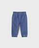 1545 Toddler Girls Eco-Sustainable Cotton Soft Denim Jogger Pants - Dark Wash