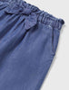1545 Toddler Girls Eco-Sustainable Cotton Soft Denim Jogger Pants - Dark Wash