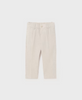 1547 Toddler Boys Dressy Cotton Linen Pants - Coconut Stripes