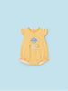 1713 Baby 3PC Bubble Bodysuits, Yellow Chickies - Front
