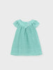 1908 Toddler Girls Guipure Lace Embroidered Dress - Agate