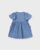 1924 Toddler Girls Sustainable Cotton Denim Dress - Medium