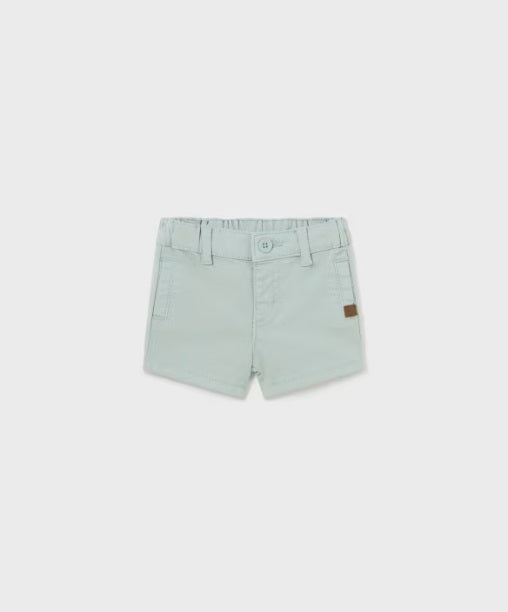 201 Infant Boys Classic Twill Chino Shorts - Lagoon