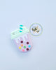 Silicone Teething & Chew Toy, Lavender Taro Boba Milk Tea