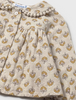 2114 Toddler Girls Eco-Sustainable Cotton L/S Crochet Trim Plumeti Shirt - Honey Mustard
