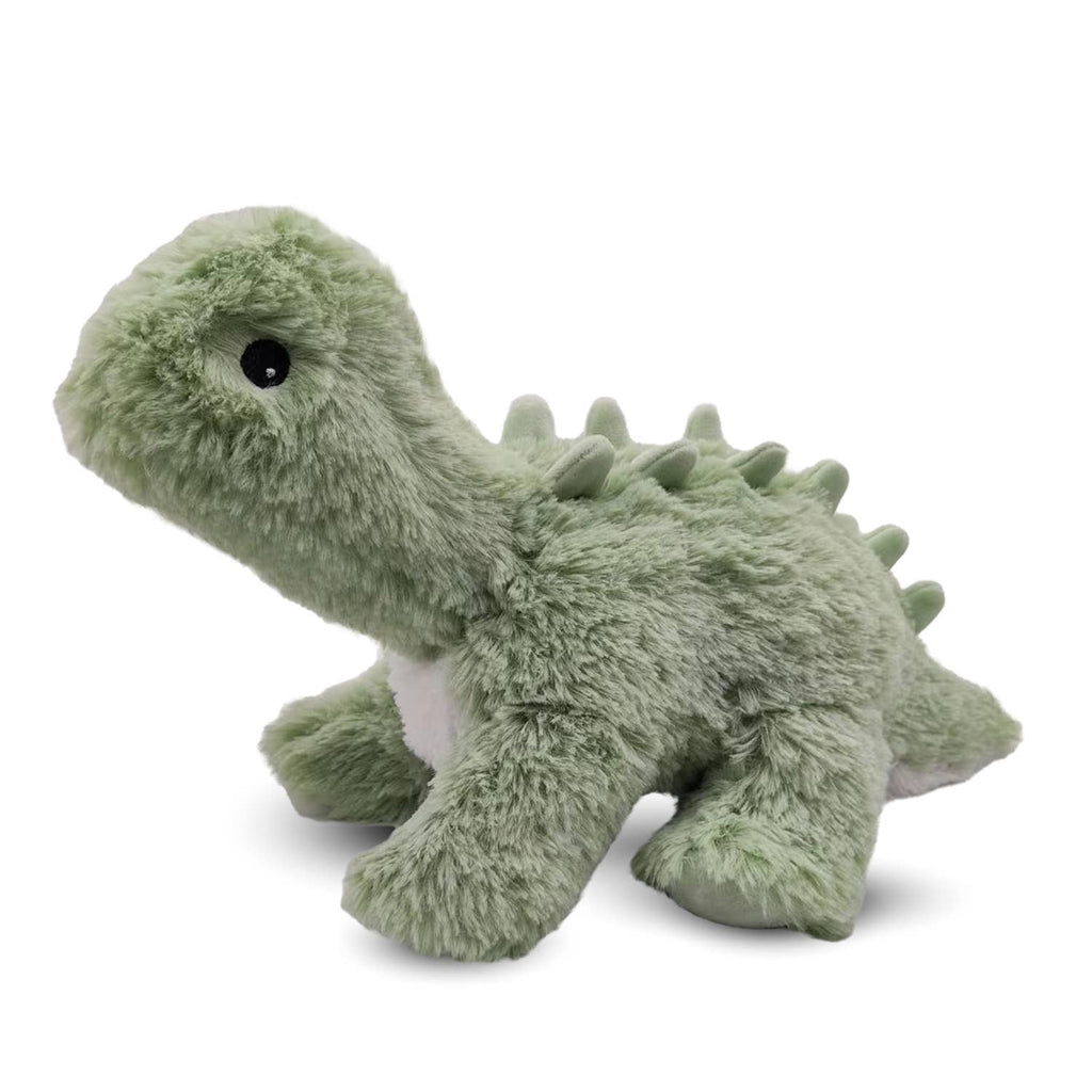 Plush Warmies Stuffed Animals, Green Long Neck Dinosaur 13" Warmies® Heatable