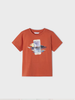 3003 Mini Boys S/S Lenticular TShirt - Cell Phone Ocean, Chili