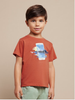 3003 Mini Boys S/S Lenticular TShirt - Cell Phone Ocean, Chili
