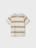 3009 Mini Boys S/S 2PC TShirt Set - Paprika Panther/Stripe