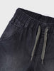 3272 Mini Boys Jogger Top Soft Bermuda Denim Shorts - Dark Grey