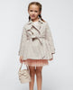 3480 Mini Girls Classic Trench Coat - Natural Sand