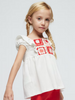 3705 Mini Girls Crochet Top & Legging Set - Granadine