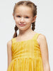 3950 Mini Girls Open Eyelet Lace Dress - Honey Mustard