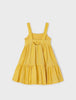 3950 Mini Girls Open Eyelet Lace Dress - Honey Mustard