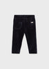Navy Blue Pants, Trousers, Basic Corduroy Pants, Back Pockets, Back