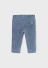 Indigo Corduroy Pants, Mayoral Baby Girls Trousers, Two Pockets, Back