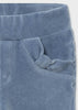 Mayoral Girls Corduroy Trousers, Indigo Pants, Close Up, Front Pockets