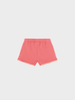 603 Toddler Girls Sustainable Guipure Trim French Terry Shorts - Melon