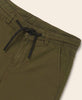 6249 Mayoral Teen Boys Soft Cotton Drawstring Bermuda Shorts, Olive Green