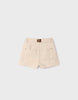 6269 Mayoral Tween/Teen Girls Patterned Twill Shorts - Almond