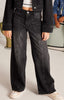 6538 Mayoral Tween/Teen Girls Denim Wide Leg Pants - Black
