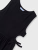6965 Mayoral Tween/Teen Girls Cutout Cotton Sun Dress - Black
