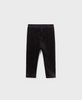 727 Toddler Girls Soft Velvet Leggings - Classic Black Playground essentials
