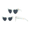 Kids Sunglasses, Carrying Case, Bucket Sun Hat, and Beach Bag 4 PC Set, Blue Butterfly, 3Y-9Y