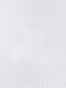 9392 Baby Heirloom Knit Sustainable Cotton Blanket White - Center