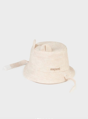 9718 Unisex Baby Reversible Sun Hat w/Ears & Chin Strap