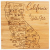 Totally Bamboo California 4 Piece Coaster Set & Puzzle