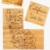 Totally Bamboo California 4 Piece Coaster Set & Puzzle