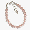 Christening Sterling Silver Pink Pearl Cross Bracelet - Girls