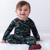 Bestaroo Bamboo Long Sleeve Zippered Footie - Holly Berry