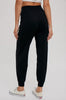 Women's/Junior Sweater Knit Jogger Pants - Black