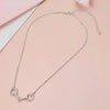 Equestrian Metal Horse Bit Pendant Necklace: Silver