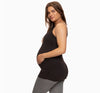 Maternity/Nursing Clip Cami Tank Top, Eco Modal - Black