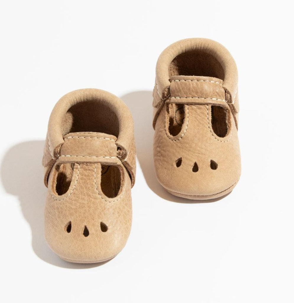 Freshly Picked Mary Jane Genuine Leather Moccasins, Mini Sole II Weathered Brown