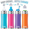 Pura Stainless Bottle Kiki Silicone XL Sippy Spouts, 2 Pack,  6 mo+