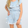 Joyous Crochet Lace Trim Skort - Poppy Blue