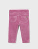 514 Mayoral Girls Basic Knit Corduroy Trousers, Rose Pink