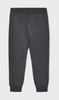 Knit Braided Seam Jogger Sweatpants - Charcoal Grey - Back