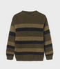 Mayoral Tween/Teen Boys Knit Striped Crewneck Sweater - Rosemary - Front