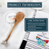 Happiness is Found in Grandma's Kitchen, Butterfly Wooden Spoon & Spoon Rest Gift Set